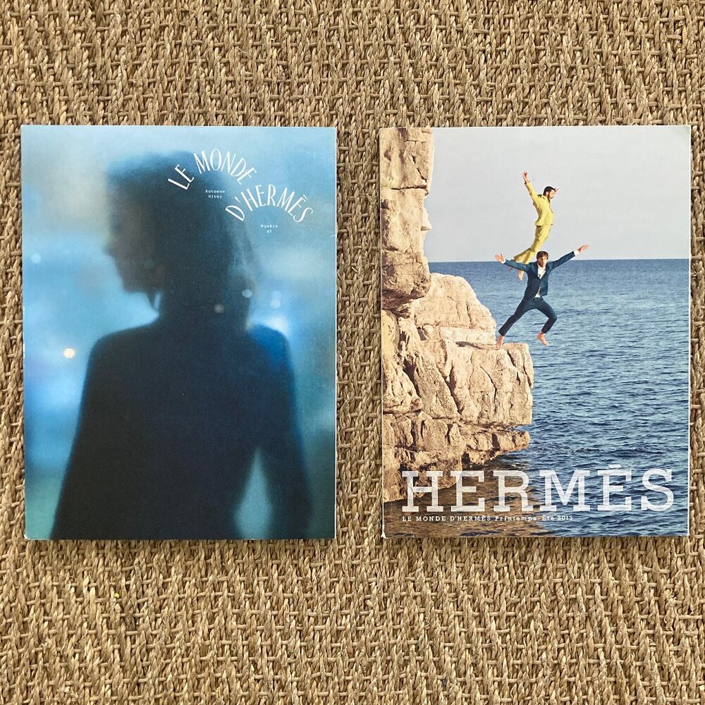 Two Vintage Le Monde D'Hermes Catalogs Catalog 2012 2013